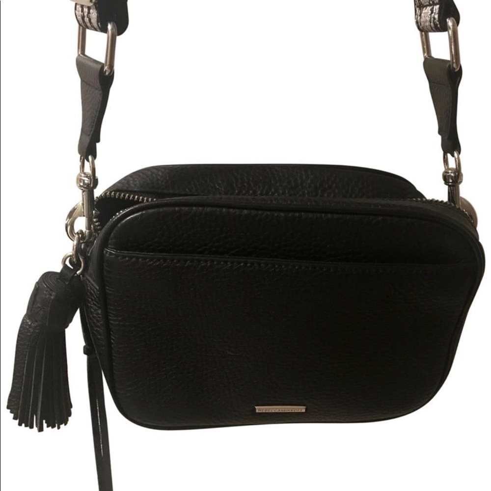 Rebecca Minkoff Bryn black leather crossbody bag